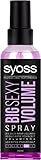Syoss Föhn-Spray Big Sexy Volume (150 ml), Volumenspray für professionelles Haarstyling...