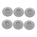SHINEOFI 6 Stück Waschmaschine Bodenmatte Stoppen Sie Vibrationspads Anti-Vibrations-Pads...