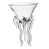 POPETPOP 1 Stück Cocktail Glas Qualle geformt Partys Wassergläser Kelche...