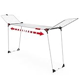 Vileda Infinity Flex Wäscheständer XXL ausziehbar, bis zu 2m ausziehbares Mittelteil,...
