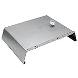 BBQ-Toro verstellbarer Edelstahl Pizzaaufsatz mit Thermometer | 48,5-79 x 42 x...