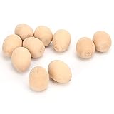 aqxreight 10 Stück Holzeier, Lebendig, Leicht, Tragbar, Nicht Leicht Kaputt,...