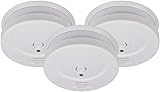Brennenstuhl Rauchmelder Set, 3X RM C 9010 mit austauschbarer Batterie (geprüft nach EN...
