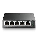 TP-Link TL-SG1005P PoE Switch 5-Port Gigabit Lan Switch mit 4 PoE+ Ports (65...