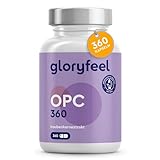 OPC Traubenkernextrakt 360 Kapseln - 1052mg Extrakt + Vitamin C pro Tagesdosis - Aus...