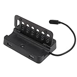 Wakects 6-in-1-Dockingstation, Dockingstation 1000 Mbit/s, 5 Gbit/s, 4K, 30 Hz, 3 USB A...
