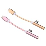 Milisten Kopfhörerkabel-Adapter, Typ C auf 3,5 mm, 2 Stück