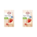 RUF Agar Agar, veganes Geliermittel in Pulverform, für bis zu 5 Liter Flüssigkeit,...