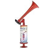 Stadionhorn, manuelle Stadion-Trompete,Luftdruck-Fanfare Air Horn Extrem Laut,Handheld Air...