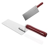 Baluue Edelstahl Spachtel mit Holzgriff Rostfrei Flexibel und Langlebig Profi...