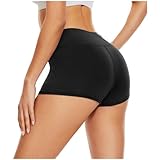 DDOBB Radlerhose Damen Kurz Shorts Unter Kleid High Waist Sportshorts Bauchweg Unterhosen...