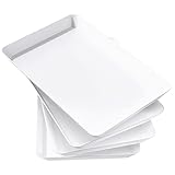 Lifewit Kunststoff Serviertablett, Servierplatten für Party, BPA-freie...