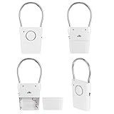 Kanayu 4 Stück Alarme für Türgriff Türeingang Alarm ausgelöst Home Security Alarm 120...