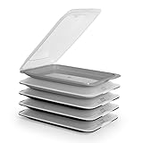 PracticFood Fresh System - Hochwertige Aufschnitt-Boxen, Frischhaltedose für...
