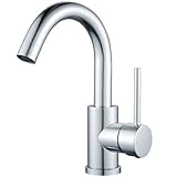 Rainysprit Wasserhahn Bad 360° Drehbar, Edelstahl Waschtischarmatur Armaturen Waschbecken...