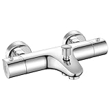 Badewannenarmatur mit Thermostat, Aufputz Duscharmatur Thermostat Wannenarmatur aus...