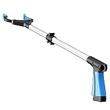 Greifzange für Senioren,Faltbare Greifer 81cm Aluminium Müllzange Langer...