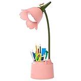 HEYTOUR Schreibtischlampe für Kinder, Dimmbare LED Tischlampe mit 3 Farbtemperaturen,...
