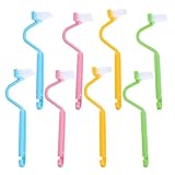 DIYEAH 8-teiliges Set V-förmiger, gebogener Kunststoffbürsten:...