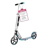 HUDORA BigWheel 205 Scooter - Stabiler Aluminium-Roller - Höhenjustierbarer &...