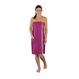 Schiesser Damen Saunakilt Rom Plus Size, Farbe:Fuchsia