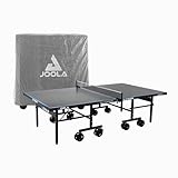JOOLA Tischtennisplatte Outdoor Aluminium PRO Wetterfest mit Tisch Abdeckung, Klappbares...