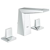 Grohe 2034300A Allure Brilliant 20,3 cm Breitverbreitete 2-Griff-Badezimmer-Armatur –...
