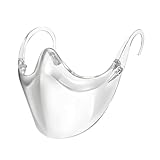 Tuzsocr Transparent Face Shield mit Anti Beschlag Visier Gesichtsvisier...