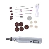 Handschleifer, digital, Schnitzen, Polierwerkzeug, 25 Stück, mit digitaler Anzeige für...