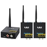 1Mii 3-in-1 Audio Sender Empfänger, Drahtlos Transmitter und 2 Receivers, 2.4G Niedrige...