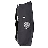 Yogabox Yogatasche Surya Bag Baumwolle für Schurwollmatten, grau, L:75 cm/Ø 25...