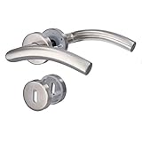 Alpertec 88020600 Edelstahl Peking II-R für Zimmertüren Drückergarnitur Türdrücker...