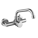 Tondiy Wasserhahn Küche Wandmontage, Küchenarmatur Wand Mischbatterie mit...