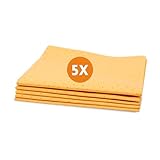 LaundrySpecialist Premium Qualität Fensterleder 5 Stück - Premium...