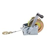 Shoze Seilwinde 456 Kg Handseilwinde Seilzug Drahtseil 10m Bootswinde Handwinde...