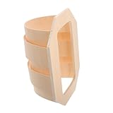 GLEAVI Sauna-Lampenschirm Sauna-Glühbirne Lampenschatten Saunaleuchte hölzern Khaki
