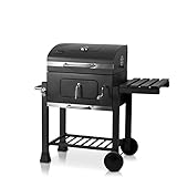 ACTIVA Angular Grill Guss Grillwagen Holzkohlegrill Grill Barbecue Edelstahl...