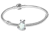 PANDORA Starterset Armband für Damen Polarbär Silber 68606-20 20 cm