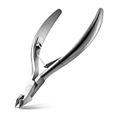 FVION Nagelhautzange Edelstahl, Hautzange Extra Scharfer mit Präzisem Schnitt,...