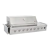 Mayer Barbecue ZUNDA Einbau Gasgrill MGG-362 für Outdoor-Küchen, 100 % Edelstahl, 6...