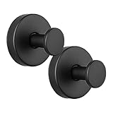 Dusch-Saugnapf-Haken, Edelstahl, Wandmontage, 2 x rostfreie Aufbewahrungshaken,...