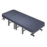 INFJMH Klappbares Campingbett mit Matratze für Erwachsene, tragbares Einzel-Zustellbett,...