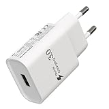 USB-Ladegerät Schnellladung 3.0 18 W Ladegerät mit Xiaomi Redmi 10C 10 Note 11S 10 Pro...
