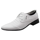Herren Mokkasins Schuhe Business Anzugschuhe Herren Lederschuhe Lack Lederfutter...