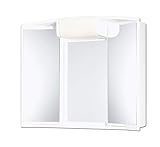 Jokey Spiegelschrank Angy mit Ablage & mit LED Beleuchtung 59 cm breit, Kunststoff...