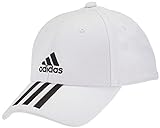 adidas Herren Bball 3s Cap Ct Baseball Kappe, White/Black/Black, OSFM