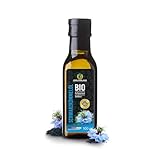 Kräuterland Bio Schwarzkümmelöl 100ml, GEFILTERT, kaltgepresst, 100% Nigella Sativa,...