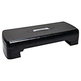 SPORTINATOR® Fitness Stepper höhenverstellbarer von 10 bis 15 cm, kompaktes Design aus...