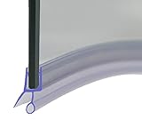 HNNHOME® Vorgebogener Dichtungsstreifen aus Gummi-Kunststoff, für Badewanne...