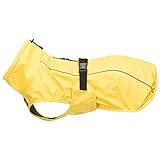 TRIXIE Regenmantel Vimy für Hunde M gelb – Hunde-Regenjacke mit...